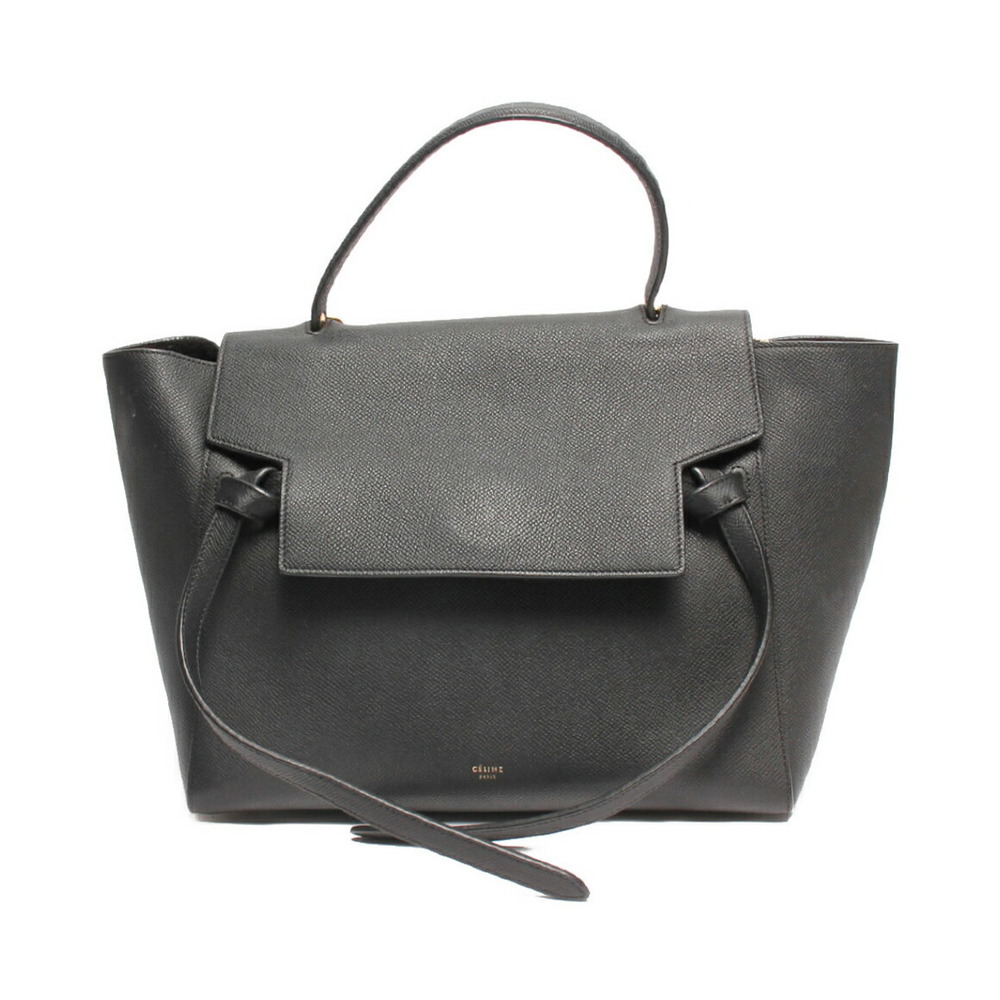 Celine leather handbag belt bag grained calfskin